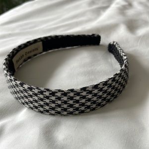 Houndstooth headband